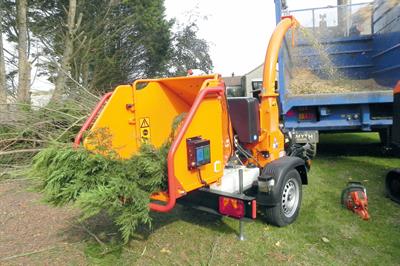 Timberwolf  TW 160PH woodchipper - image: HW